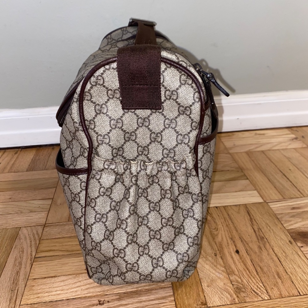 Gucci large monogram diaper bag - Picture 7 of 13